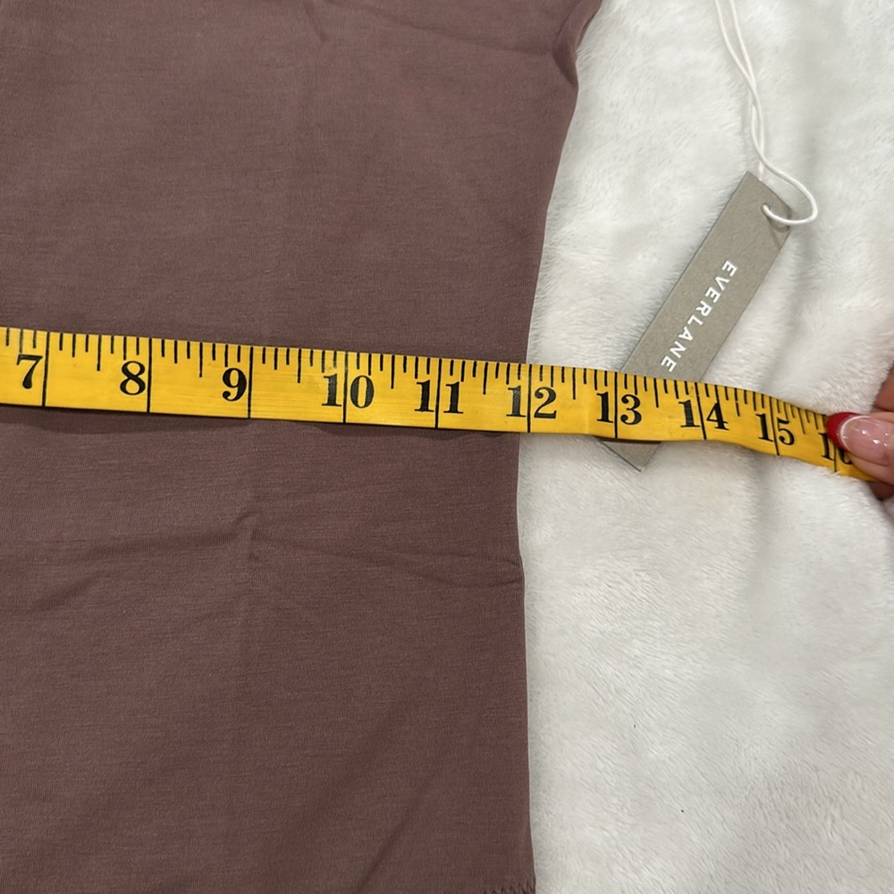 EVERLANE body suit F-T-CT P-TNK-CAMIT-BRN-S - Picture 9 of 10